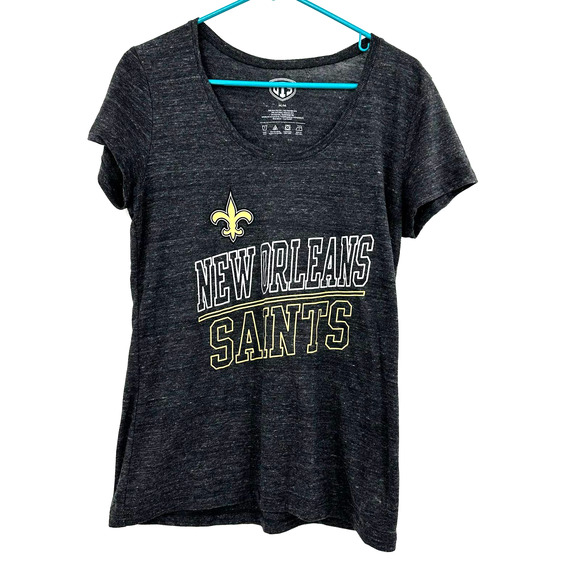 New Orleans Saints size Medium ladies t-shirt short‎ sleeve NFL football team - Picture 1 of 3